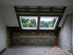 Einbau Dachflächenfenster innen